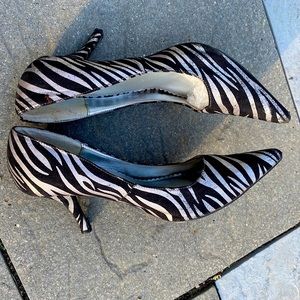 Zebra up in Animal Print with Glitz High Heels